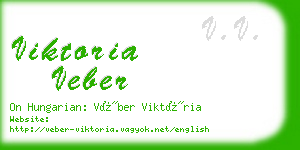 viktoria veber business card